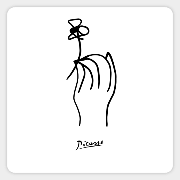 Pablo Picasso Sticker by Antho